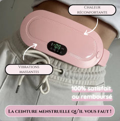 CEINTURE MENSTRUELLE CHAUFFANTE. (On vous offre un mini masseur vibrant gratuitement)