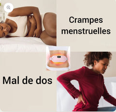 CEINTURE MENSTRUELLE CHAUFFANTE. (On vous offre un mini masseur vibrant gratuitement)